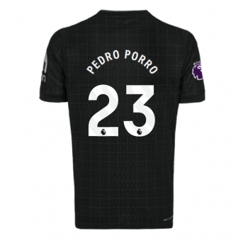 Billige Fotballdrakt Tottenham Hotspur Pedro Porro #23 Replika Bortedrakt 2025-26 Kortermet
